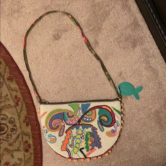 Brand New Italian Beaded Handbag! It’s gorgeous! Screams Spring, Summer! 🌸☀️👛 - Picture 3 of 8